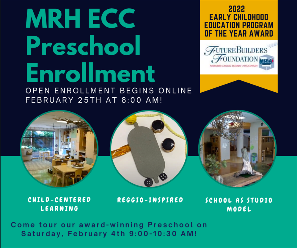 MRH ECC Open House on February 4. MRH ECC Open House on February 4.